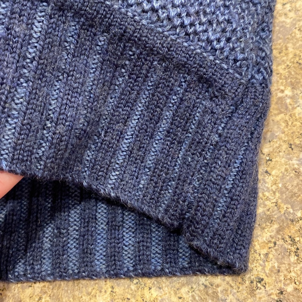 Horny Toad Blue Merino Wool Long Sleeve Sweater XS - Picture 6 of 15